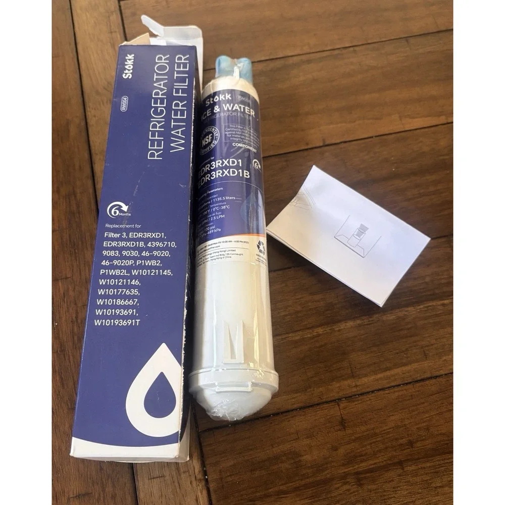 Stokk RW004 Water Filter 2-Pack for Whirlpool EDR3RXD1/EDR3RXD1B OPEN BOX SEALED